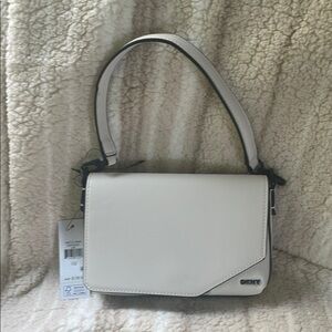 DKNY White Shoulder Bag bone white
